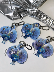 Punk Style Phalaenopsis Pendant – Light/Heavy Industrial Handmade Plant Jewelry