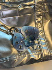 Punk Style Phalaenopsis Pendant – Light/Heavy Industrial Handmade Plant Jewelry