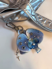 Punk Style Phalaenopsis Pendant – Light/Heavy Industrial Handmade Plant Jewelry