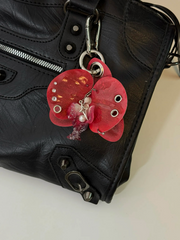 Punk Style Phalaenopsis Pendant – Light/Heavy Industrial Handmade Plant Jewelry