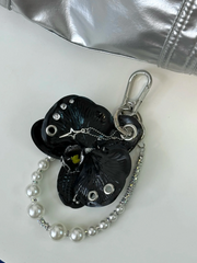 Punk Style Phalaenopsis Pendant – Light/Heavy Industrial Handmade Plant Jewelry