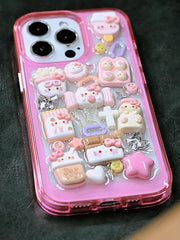 Hello Kitty Pink Pearl Phone Case | Kawaii Design for Women | Empowering Cute Gift - Memoryincases®︎