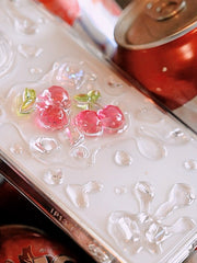 Cherry Ice Phone Case | Summer Fresh Design | Kawaii Juice Aesthetic - Memoryincases®︎