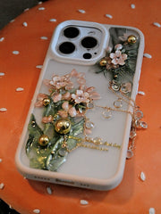 Floral Tassel Phone Case | Bohemian Chic Design | Fairycore Aesthetic Accessory - Memoryincases®︎