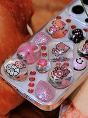 Colorful Hello Kitty Designer Case - Memoryincases®︎