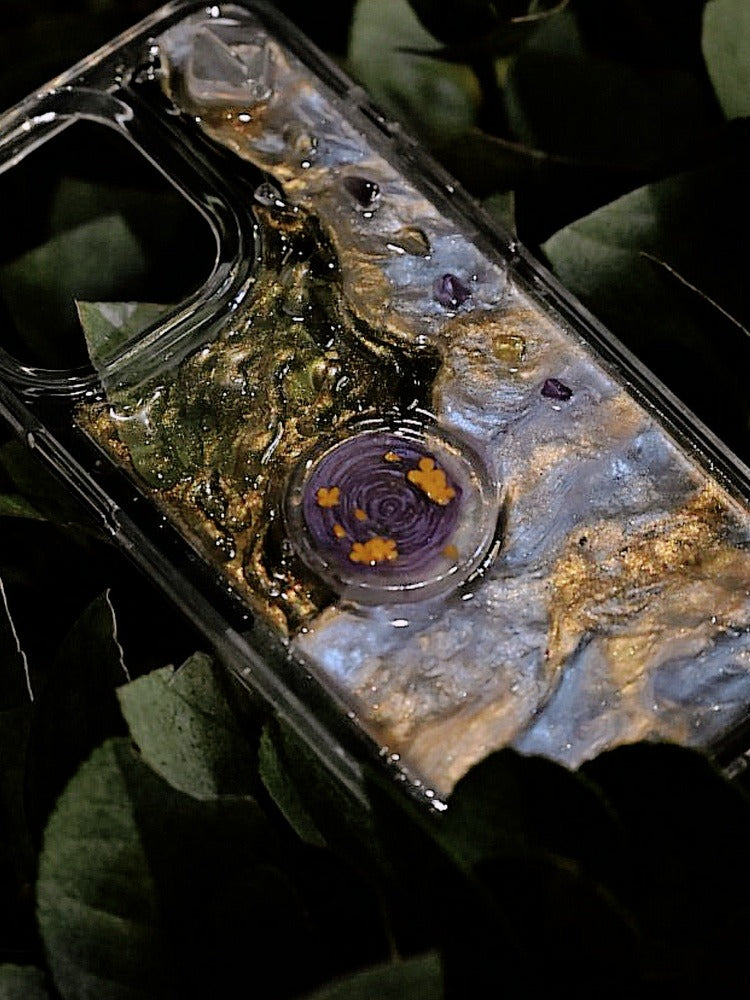 Wishing Pool Glow Phone Case | Ethereal Aesthetic | Luxury Fashion Accessory - Memoryincases®︎