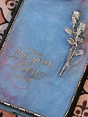 Gold Rose Night Sky Phone Case | Luxury Celestial Design | Women's Elegant Accessory - Memoryincases®︎