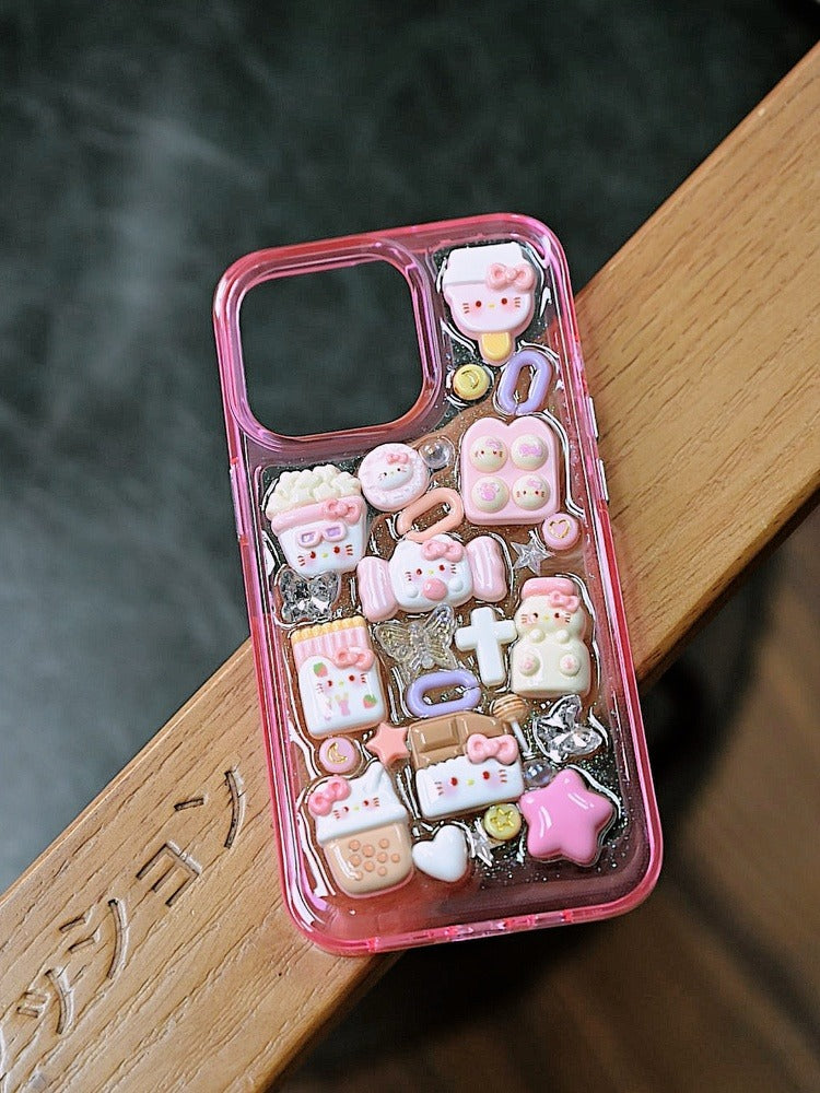 Hello Kitty Pink Pearl Phone Case | Kawaii Design for Women | Empowering Cute Gift - Memoryincases®︎