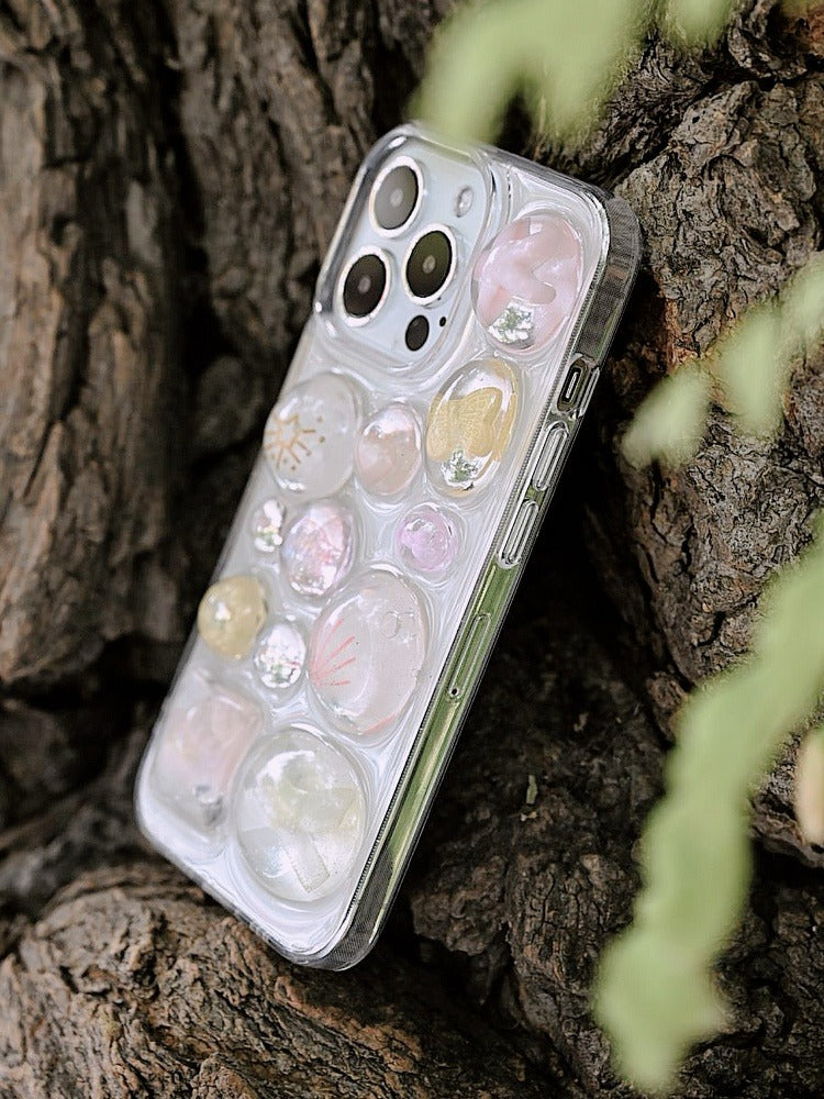 Pink Starfish Phone Case | Butterfly & Shell Design | Fairycore Aesthetic Accessory - Memoryincases®︎