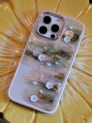 Lotus Pearl Phone Case | Zen Aesthetic Design | Asian Fairycore Accessory - Memoryincases®︎