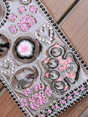 Gothic Cat Paw Phone Case | Skull & Black Cat Design | Dark Cute Aesthetic - Memoryincases®︎