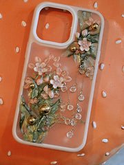 Floral Tassel Phone Case | Bohemian Chic Design | Fairycore Aesthetic Accessory - Memoryincases®︎
