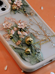 Floral Tassel Phone Case | Bohemian Chic Design | Fairycore Aesthetic Accessory - Memoryincases®︎