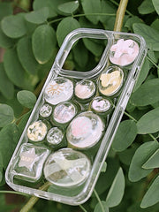 Pink Starfish Phone Case | Butterfly & Shell Design | Fairycore Aesthetic Accessory - Memoryincases®︎
