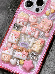 Hello Kitty Pink Pearl Phone Case | Kawaii Design for Women | Empowering Cute Gift - Memoryincases®︎
