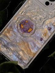 Wishing Pool Glow Phone Case | Ethereal Aesthetic | Luxury Fashion Accessory - Memoryincases®︎