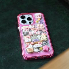 Hello Kitty Pink Pearl Phone Case | Kawaii Design for Women | Empowering Cute Gift - Memoryincases®︎