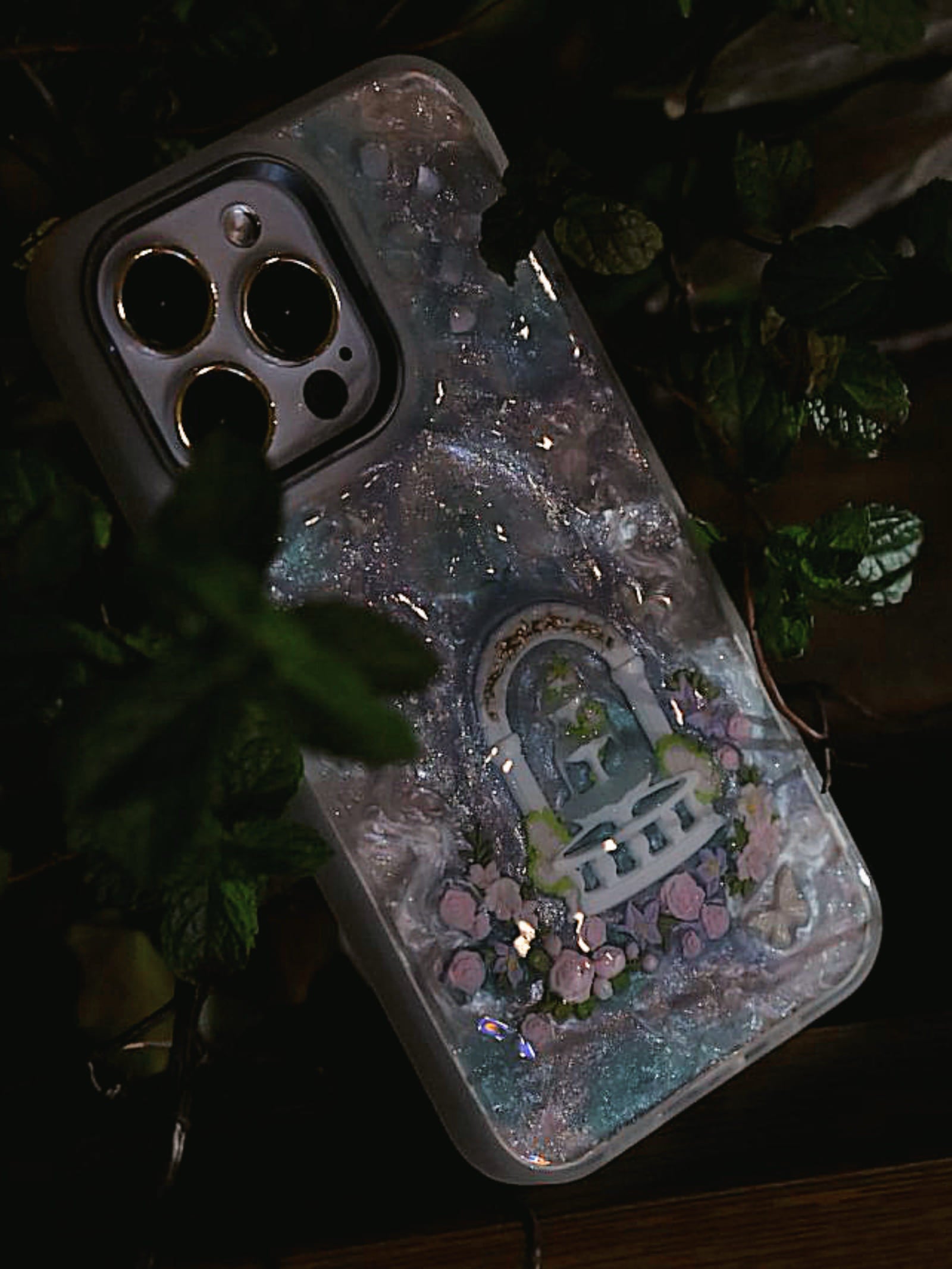 Garden Balcony Phone Case | Pastel Floral Design | French Aesthetic Accessory - Memoryincases®︎
