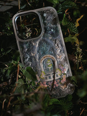 Garden Balcony Phone Case | Pastel Floral Design | French Aesthetic Accessory - Memoryincases®︎